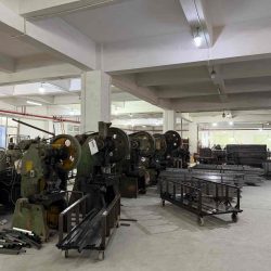 Metal frame welding workshop at Kang Cai