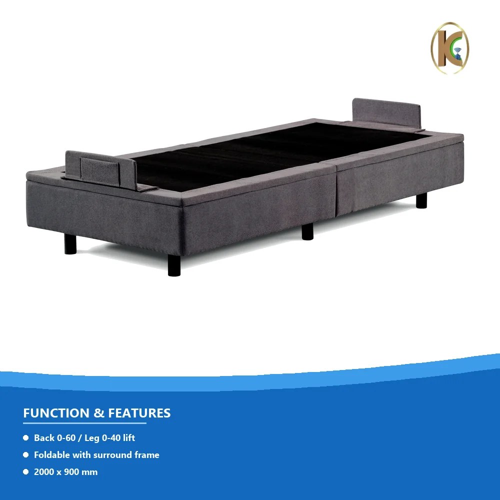 KD011-A3 split adjustable bed frame with surround