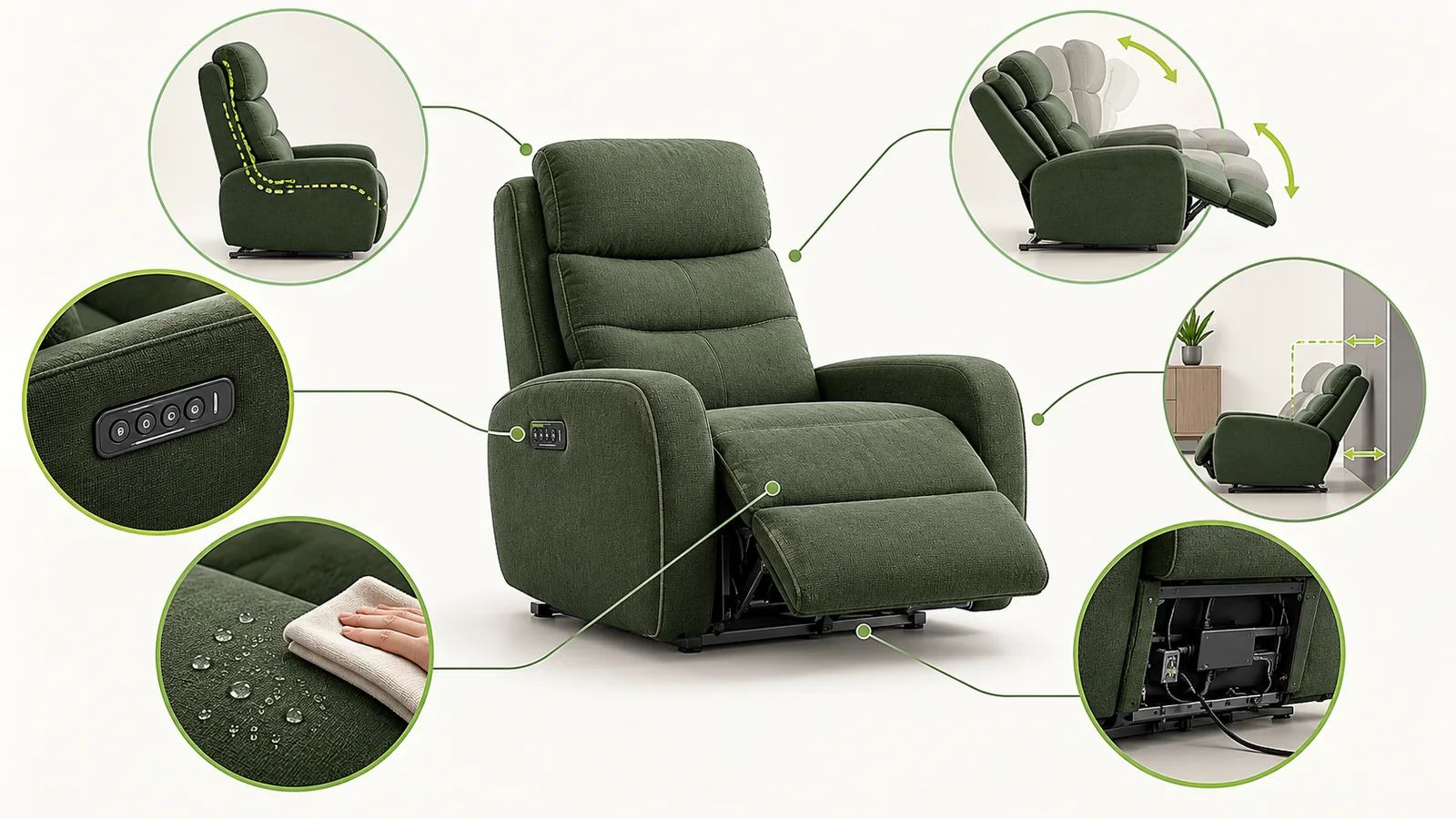 AI-generated solution map for a generic adjustable leisure chair