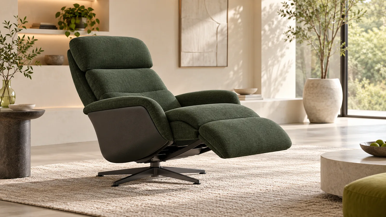 AI-generated editorial concept of a generic adjustable leisure chair